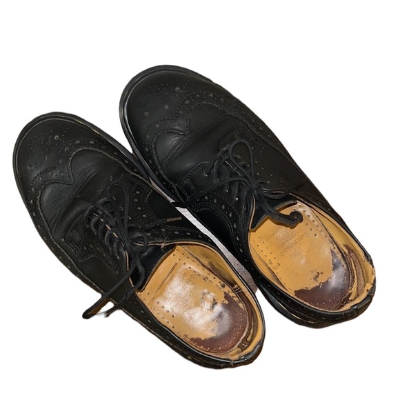 🔥*RARE* DR. MARTENS Wingtip ‘Bex’ black-Made in England. UK 4/US M5/W6 - Picture 5 of 11